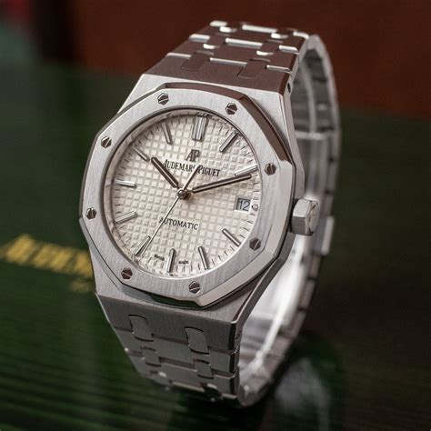 ap royal oak silver|piguet royal oak watch price.